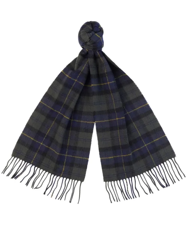 Barbour tartan lambswool scarf image 3