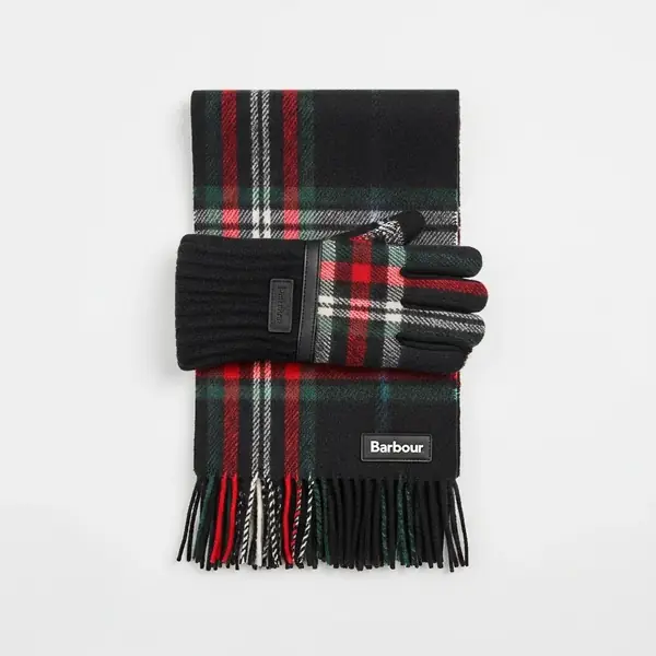 Barbour tartan scarf image 2