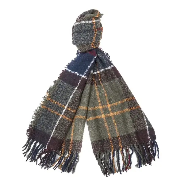 Barbour tartan scarf image 3