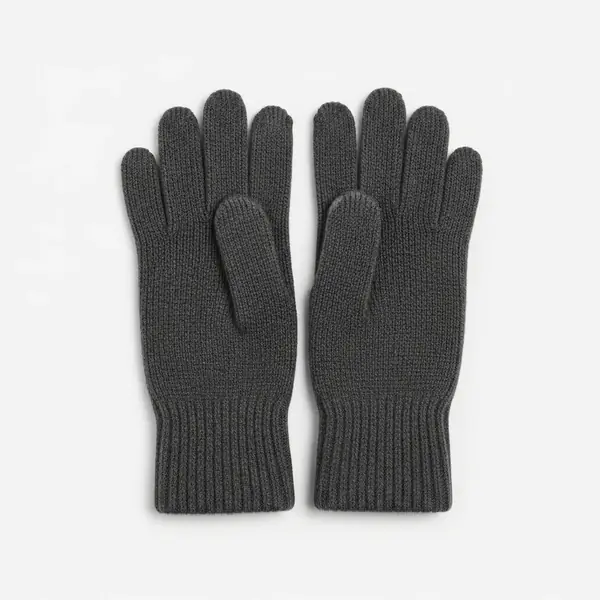 COS ribbed merino gloves image 2