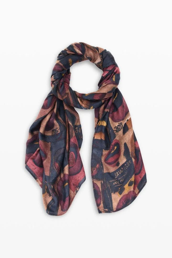 Desigual patterned scarf image 3