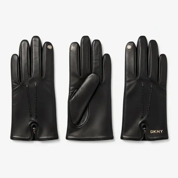 DKNY leather gloves