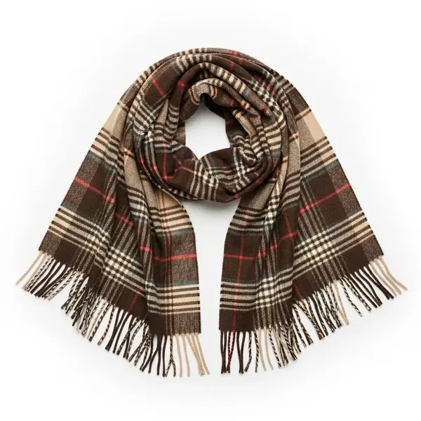 Fossil woven plaid scarf image 2