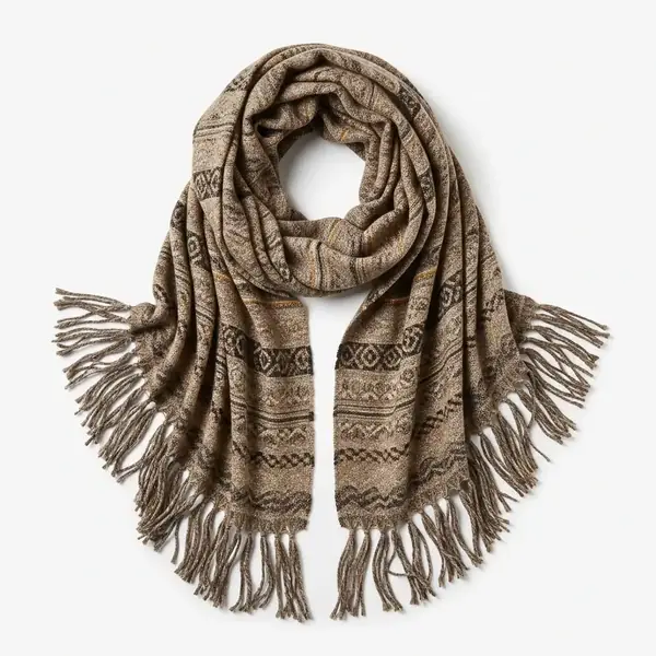 Free People boho fringe scarf image 3