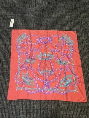 Hermès cashmere silk scarf image 2