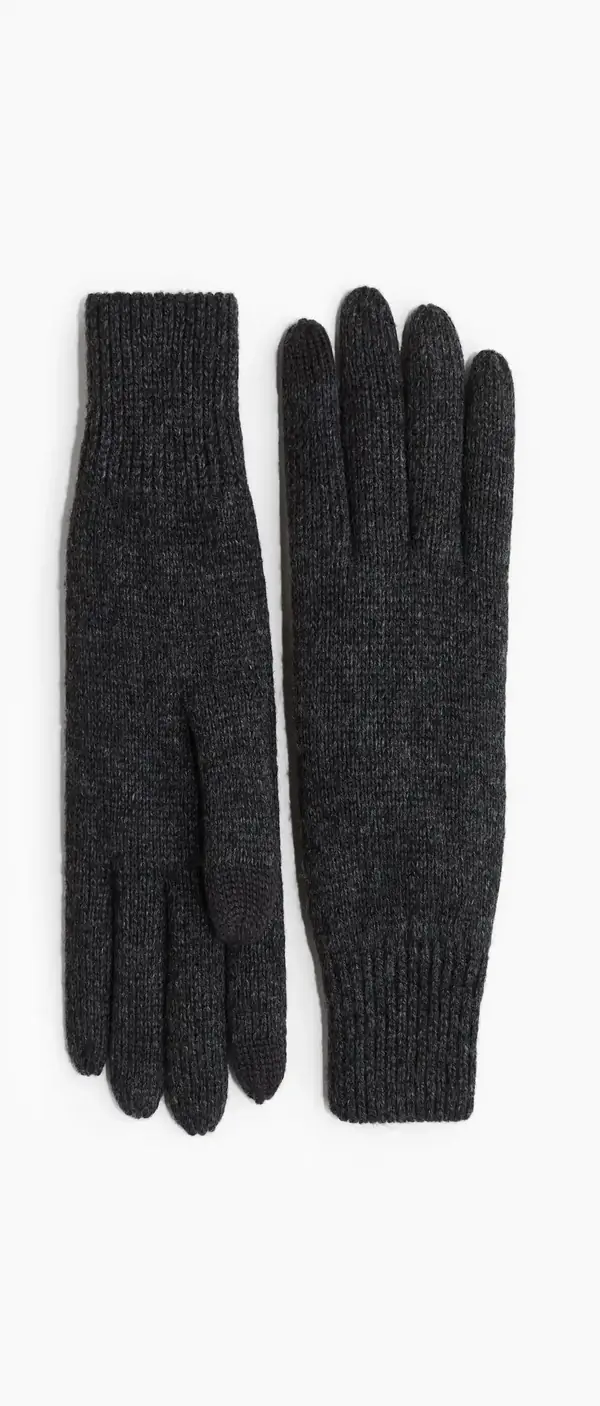 H&M touchscreen knit gloves image 3
