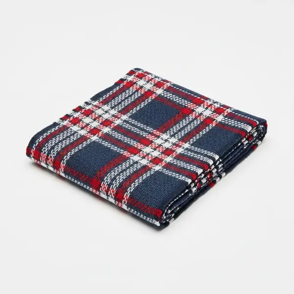 Levi's plaid woven scarf image 3