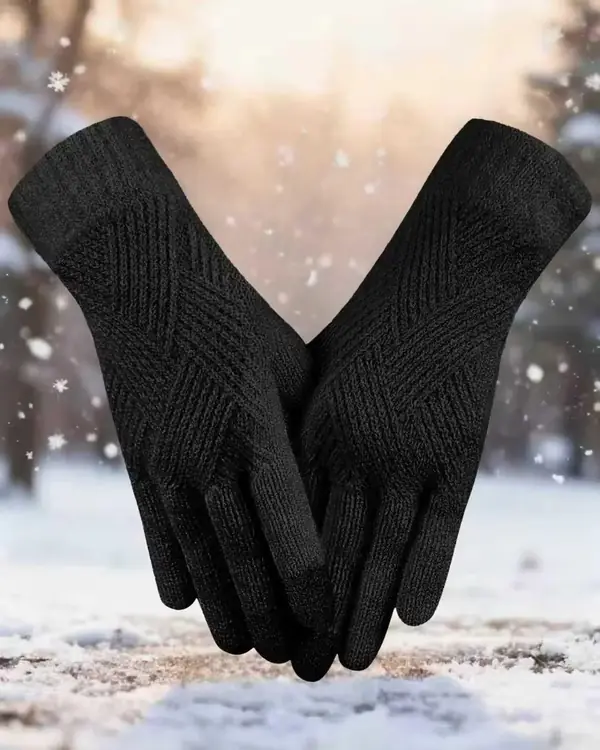 Moncler knit touchscreen gloves image 2