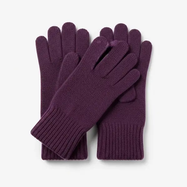 Mulberry lambswool knit gloves image 2
