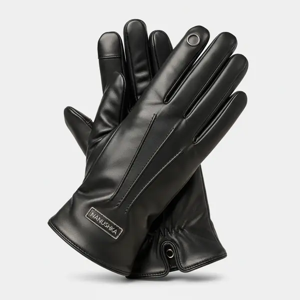 Nanushka faux leather gloves image 2
