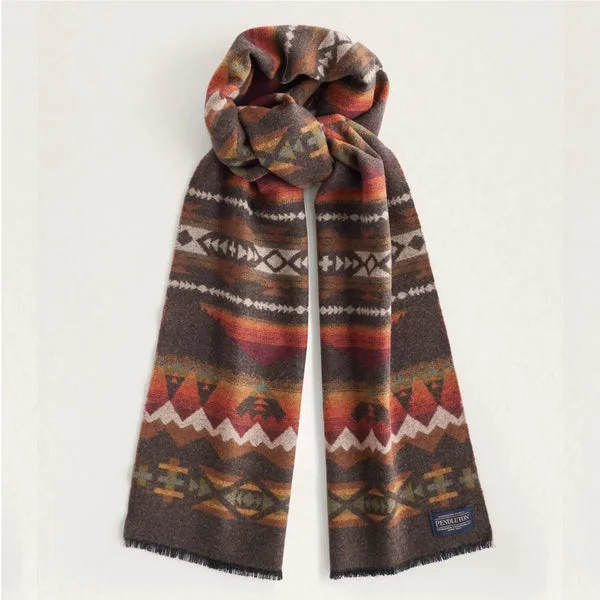 Pendleton wool jacquard scarf