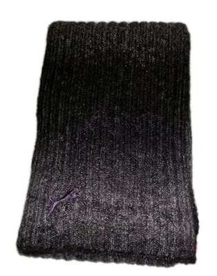 Puma ESS logo knit scarf