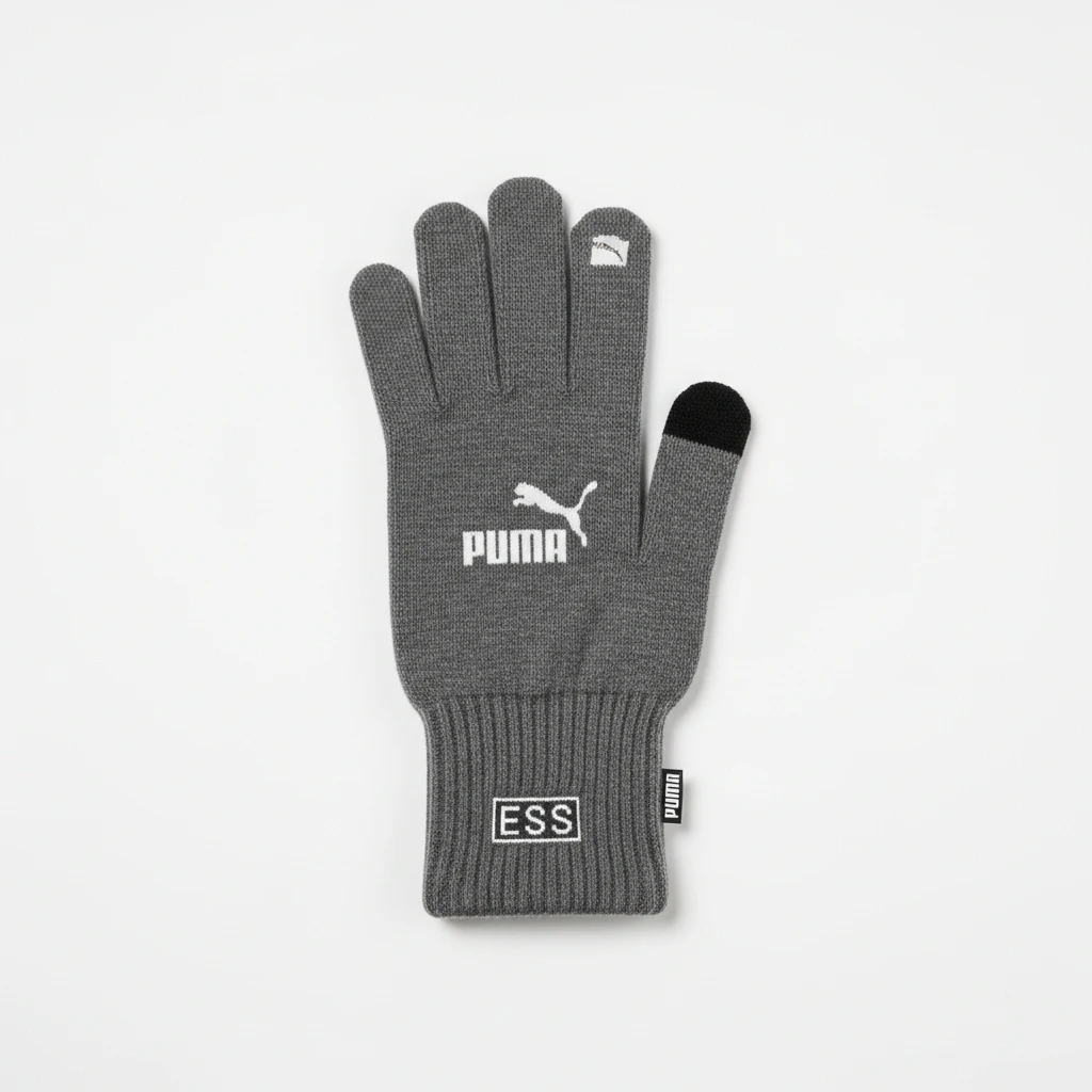 Puma ESS logo knit scarf image 2