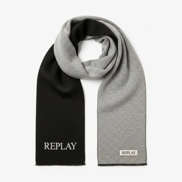 Replay logo scarf