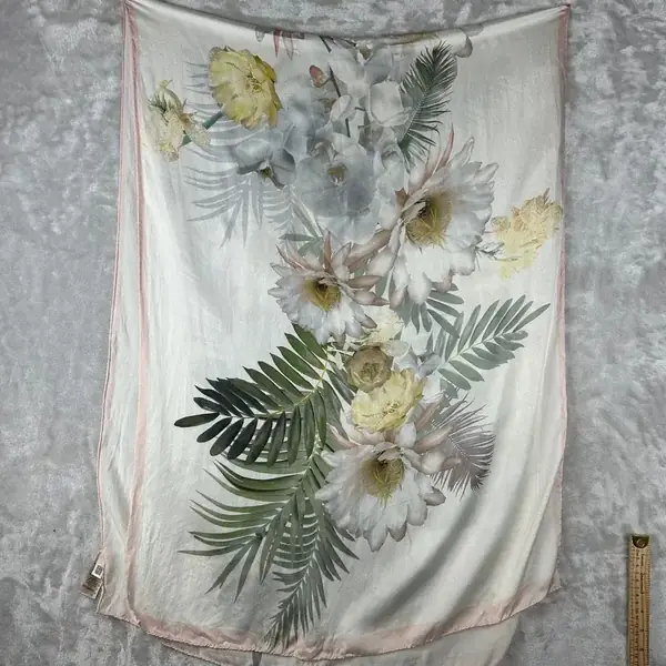 Ted Baker floral silk scarf image 3