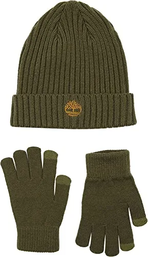 Timberland knit beanie gloves set image 2