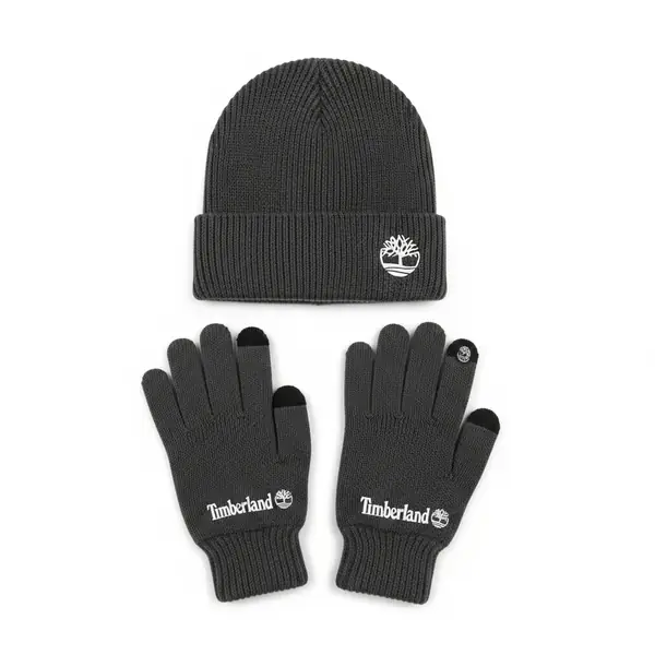 Timberland knit beanie gloves set image 3